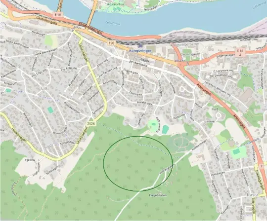 Bilde over området