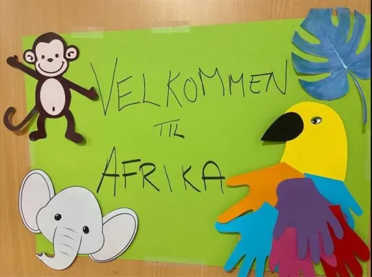 Plakat velkommen