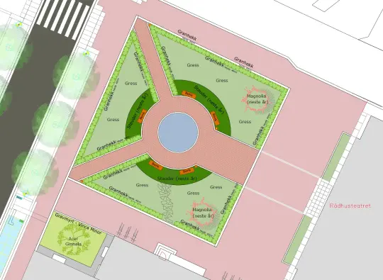 Kart over parken.