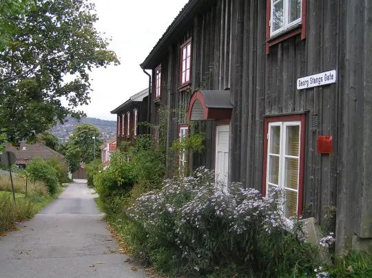 Bilde av en gate i Øvrebyen.