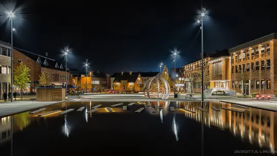 Bilde av Rådhusplassen i Kongsvinger