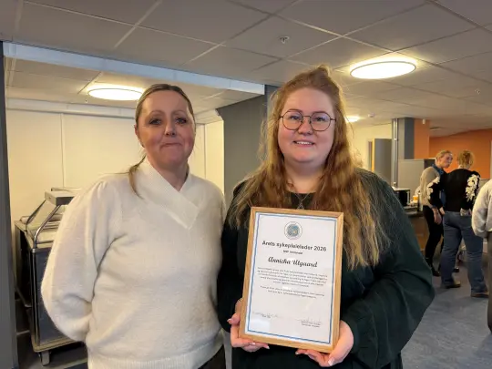 Bilde av årets sykepleier, Annicka Utgaard.