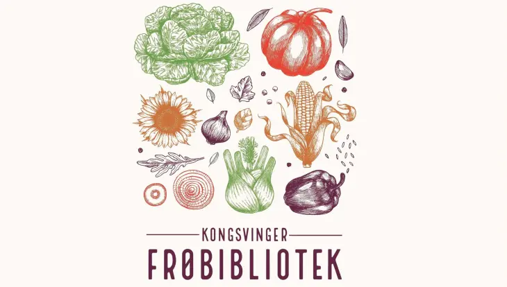 Logo til Kongsvinger biblioteks frøbibliotek
