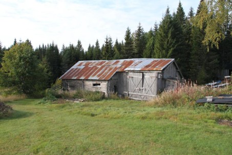 Fjøs med låve Øvre Lindberget, Jammerdal.