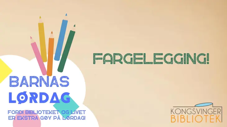 Fargelegging på biblioteket