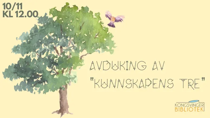 Arrangementsbilde for avduking av kunnskapens tre